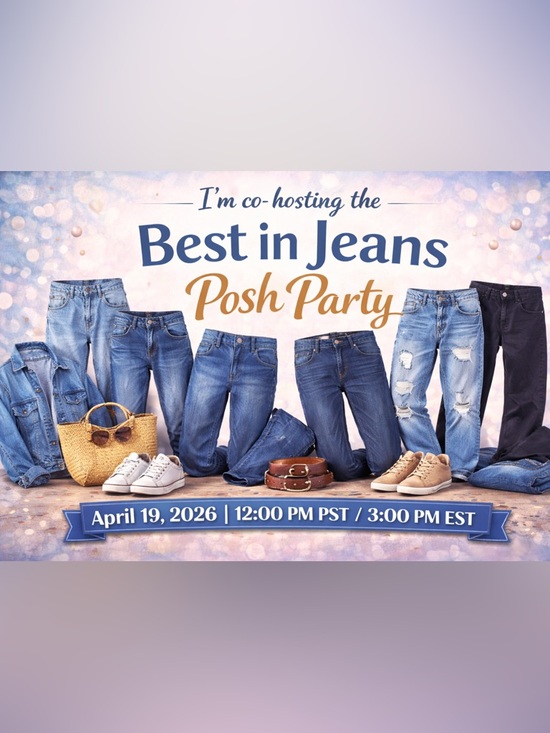 Denim - 🎉🎉I’M CO-HOSTING 4/19 BEST IN JEANS PARTY @ 3PM EST/Noon PST👖🎉🎉